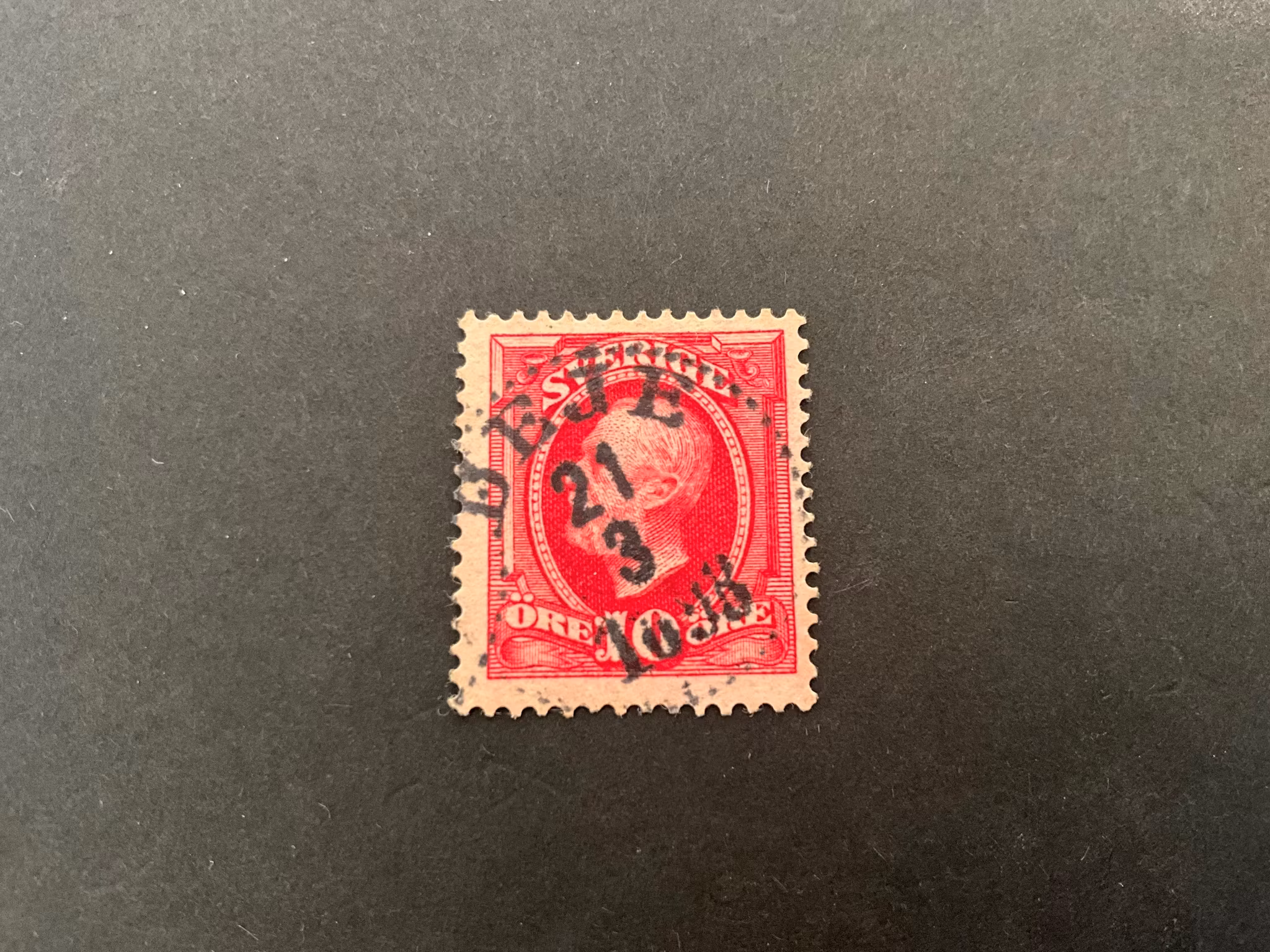 Oscar II facit 54 praktstämplat DEJE