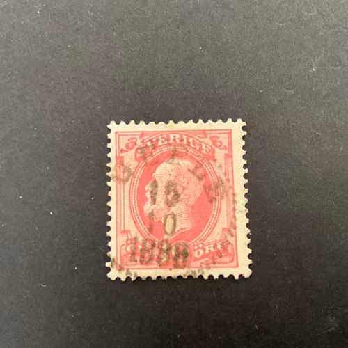 Oscar II facit 45 praktstämplat GEFLE