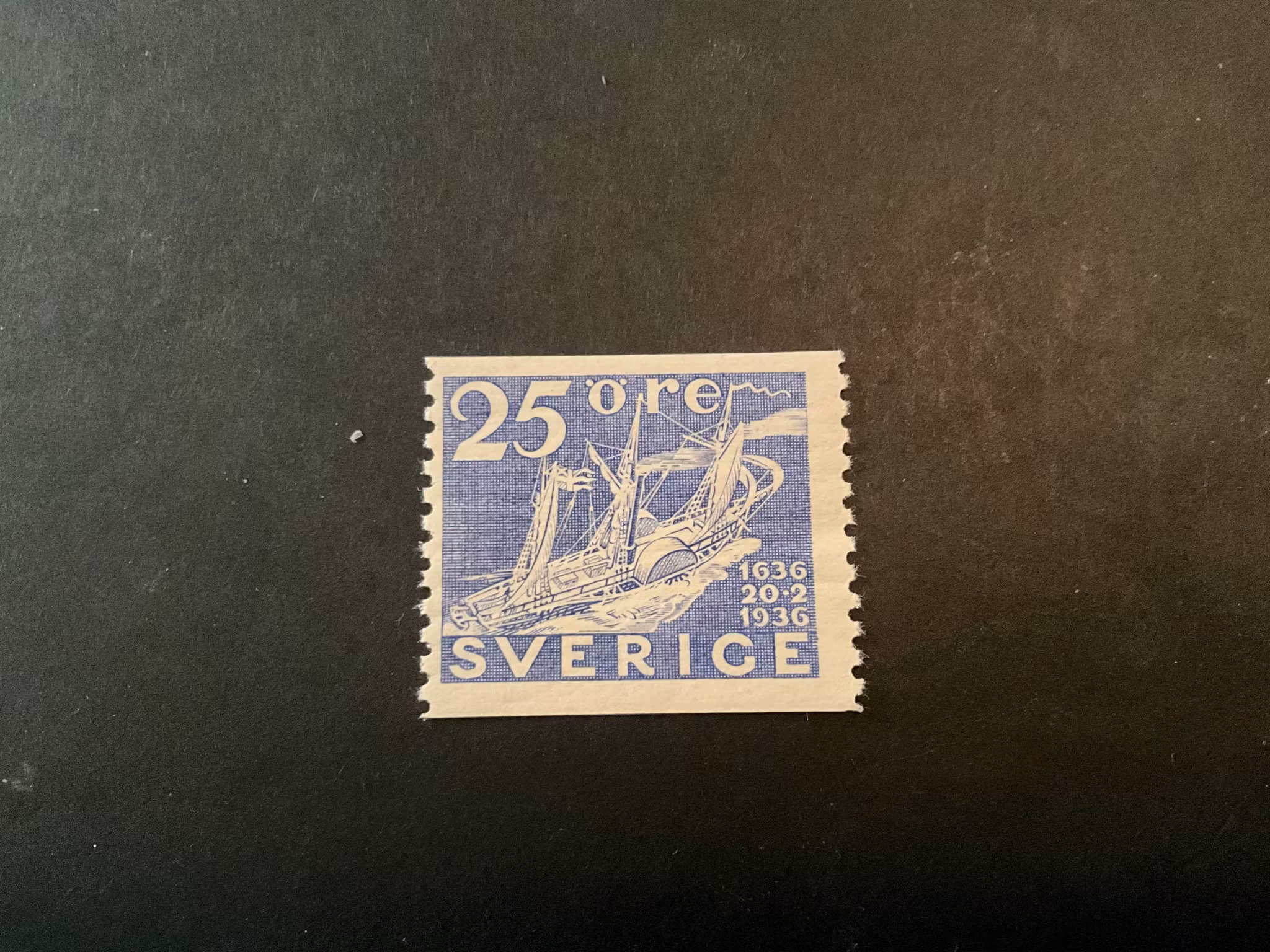 Postverket facit 250 postfriskt märke