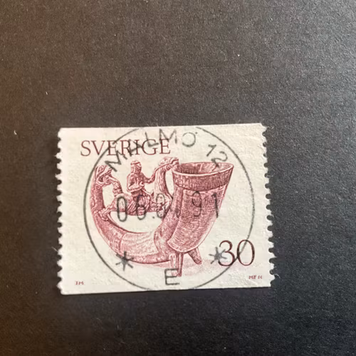 Dryckeshorn facit 973 lyxstämplat MALMÖ 12