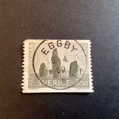 Ale stenar facit 579 lyxstämplat EGGBY