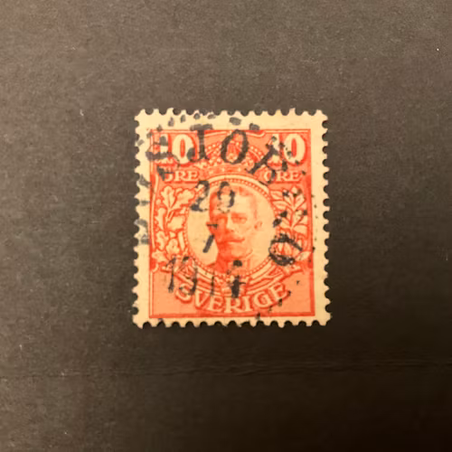 Gustaf V facit nr 82 praktstämplat DÖSJÖBRO