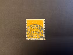 Postemblem facit nr 156 med plåtskarvstecken stämplat