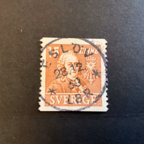 Linné facit 321 A praktstämplat ESLÖV LBR