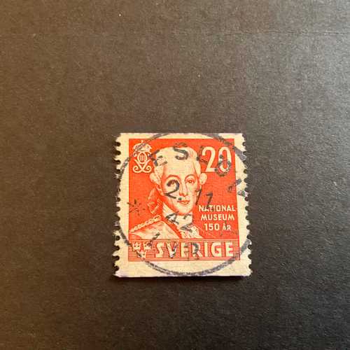 Nationalmuseum facit 338 A praktstämplat ESLÖV