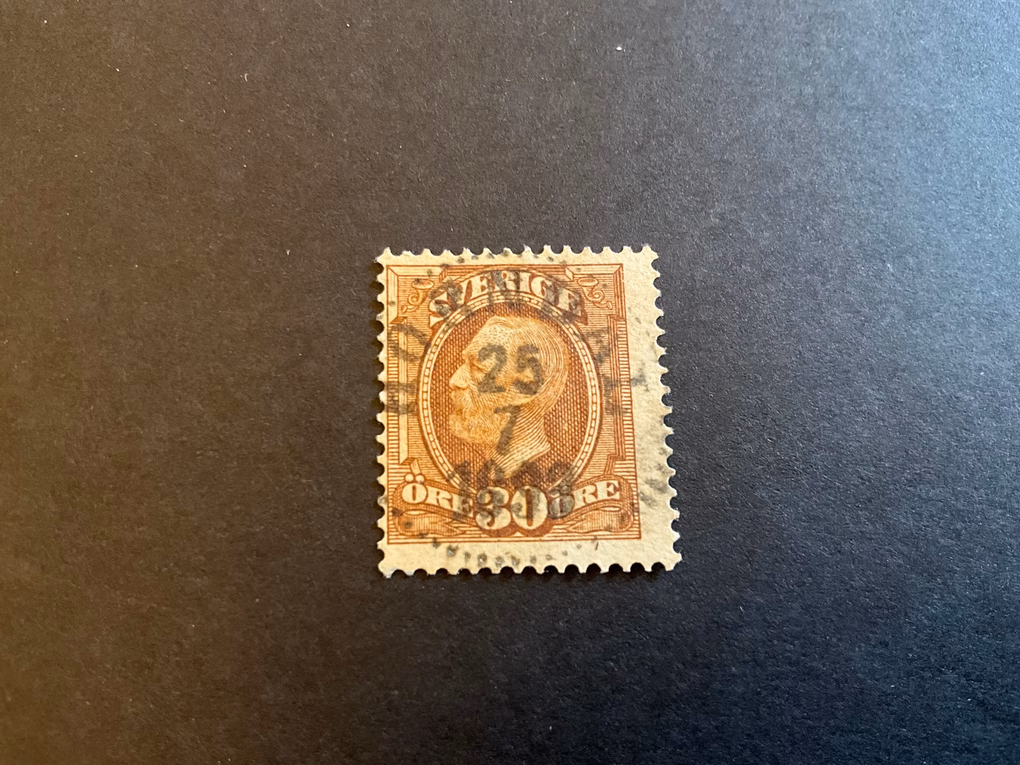 Oscar II facit nr 58 praktstämplat HORNDAL