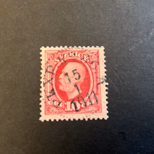Oscar II facit 54 praktstämplat PKXP No 6 C