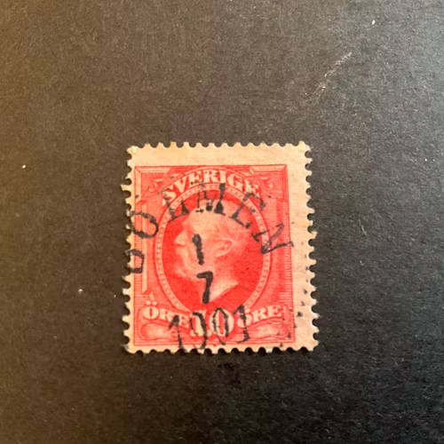 Oscar II facit 54 praktstämplat BOLMEN