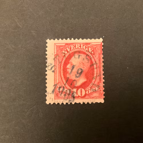 Oscar II facit 54 praktstämplat STUGSUND