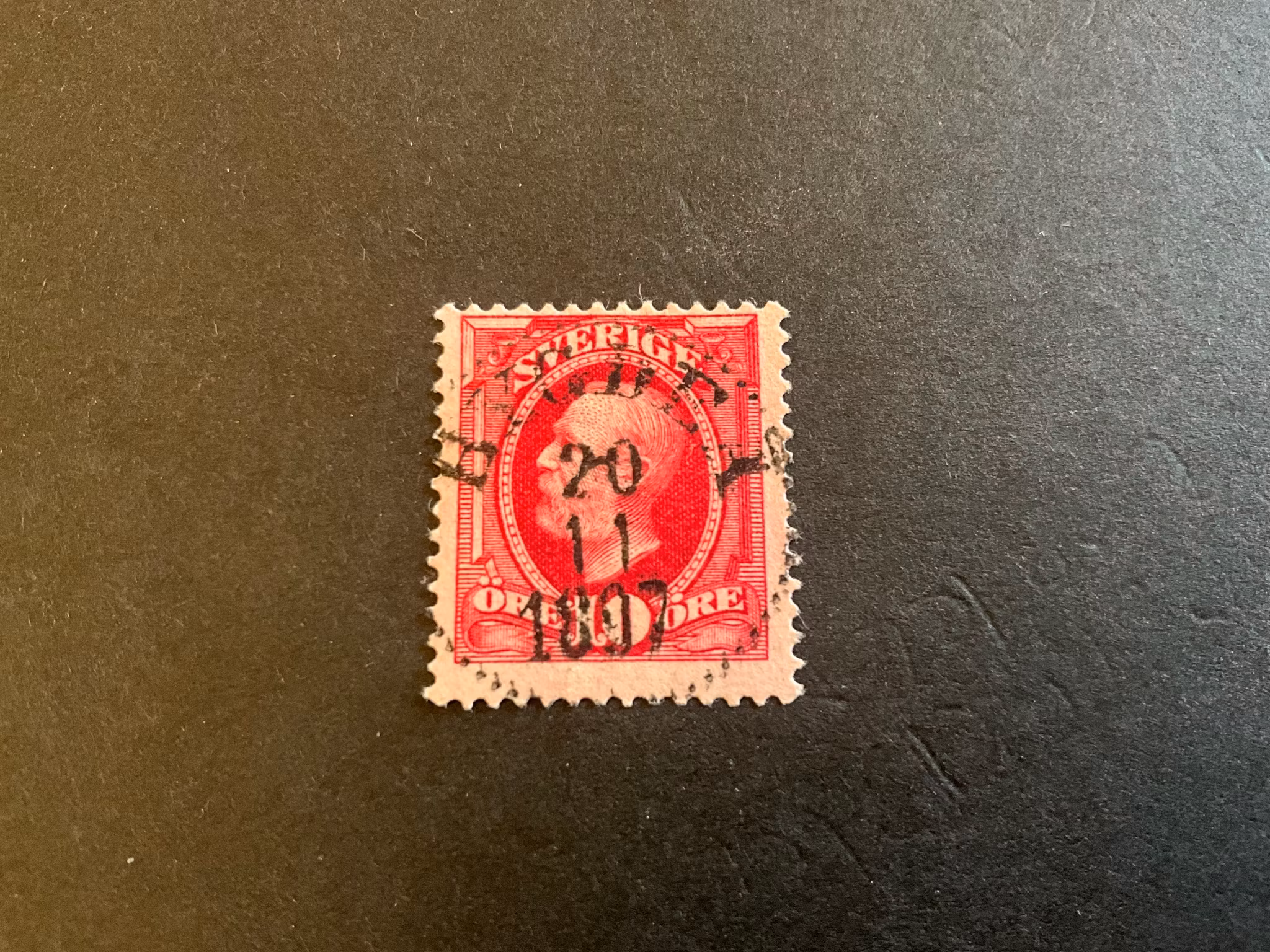 Oscar II facit 54 praktstämplat BYGDEÅ