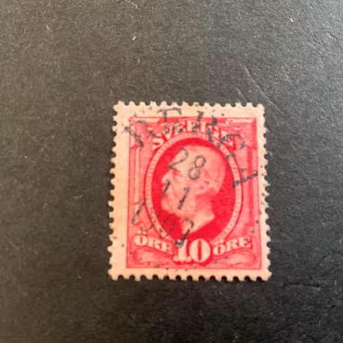 Oscar II facit 54 praktstämplat BERGA