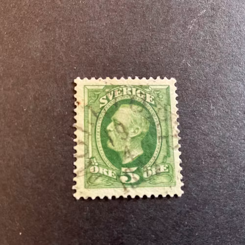 Oscar II facit 52 praktstämplat MÖLLTORP