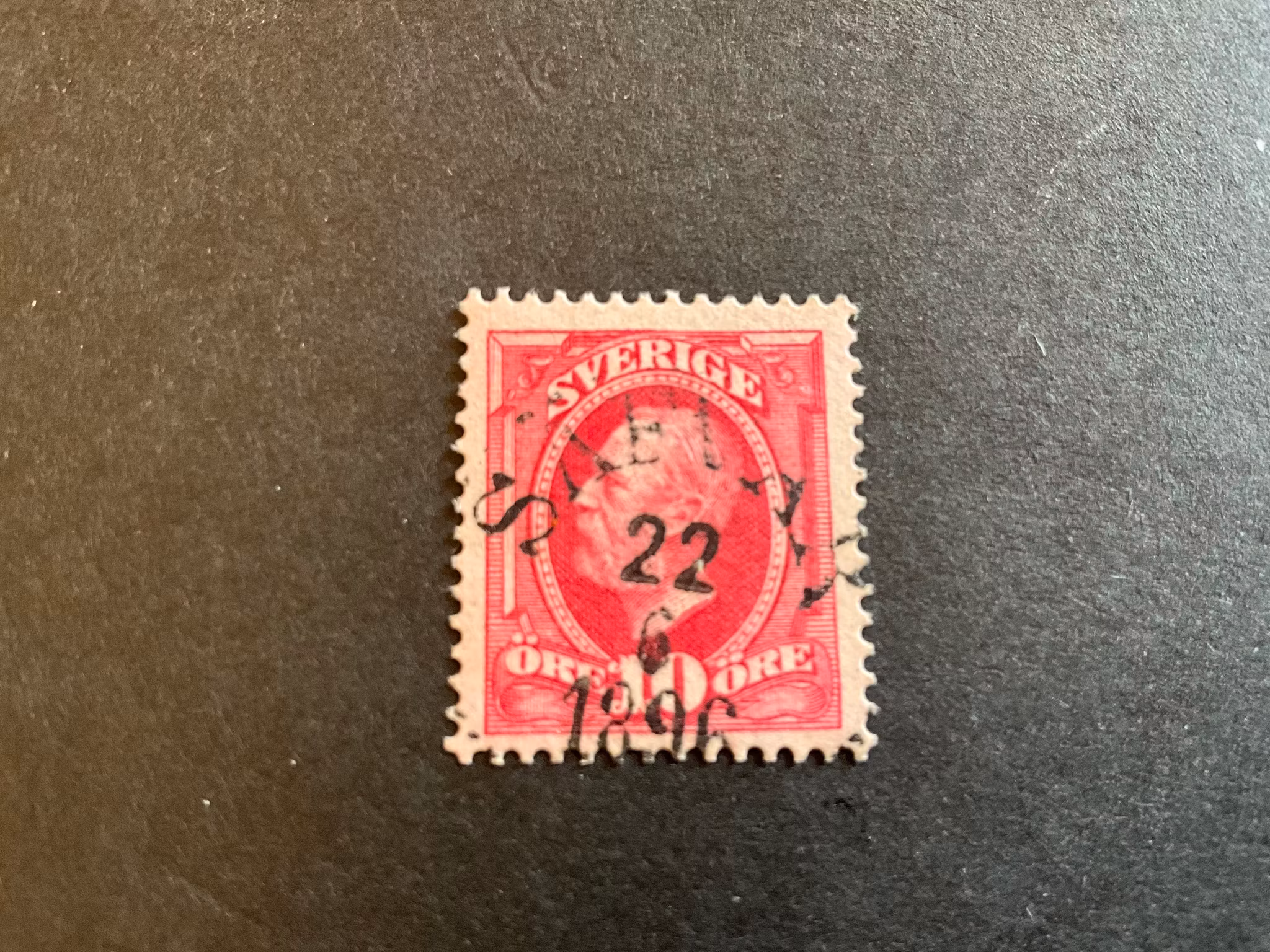Oscar II facit 54 praktstämplat SÄFVAR