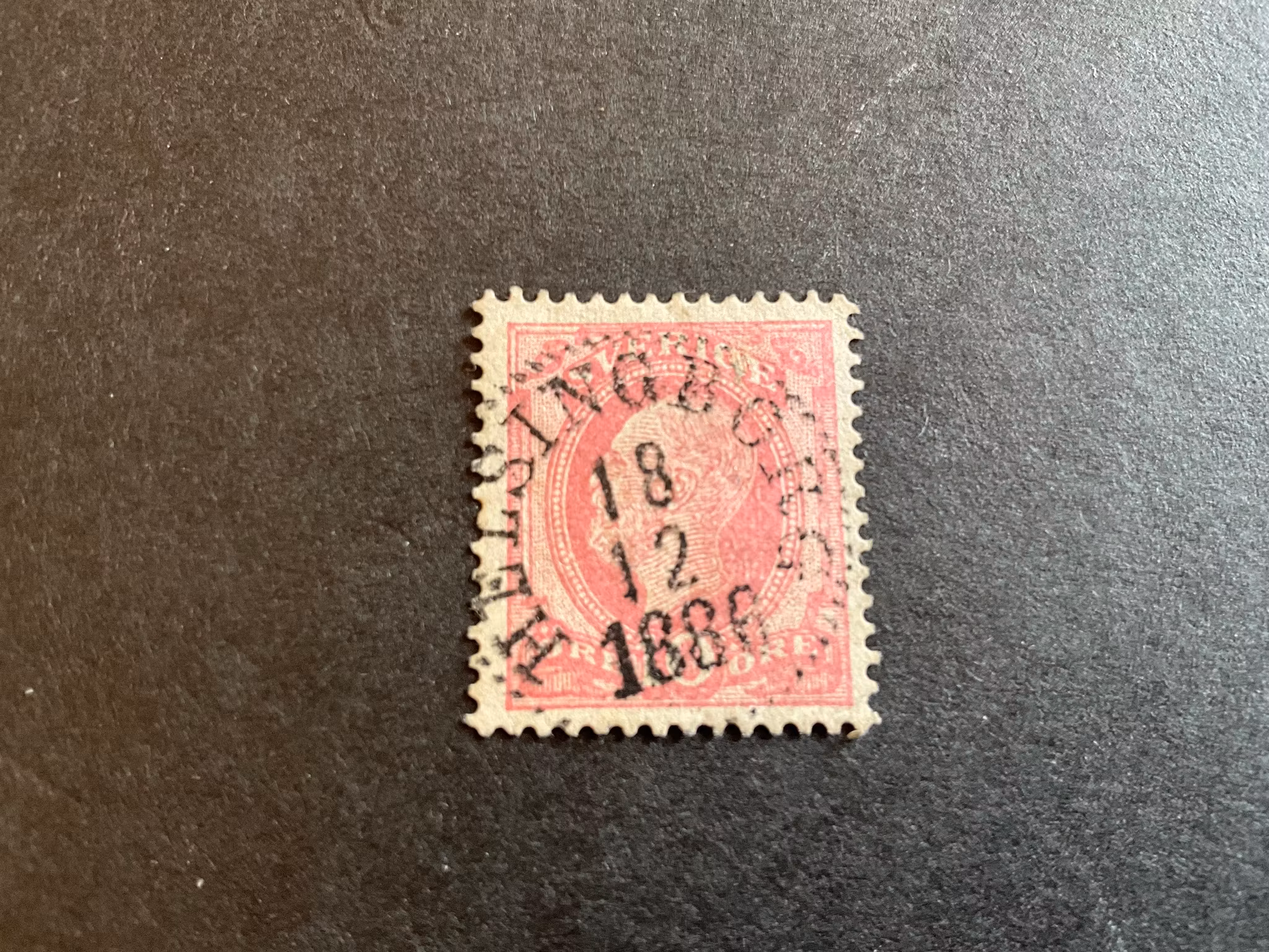 Oscar II facit 45 praktstämplat HELSINGBORG