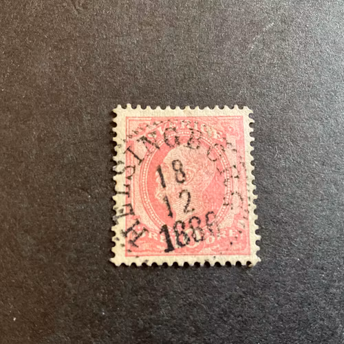 Oscar II facit 45 praktstämplat HELSINGBORG