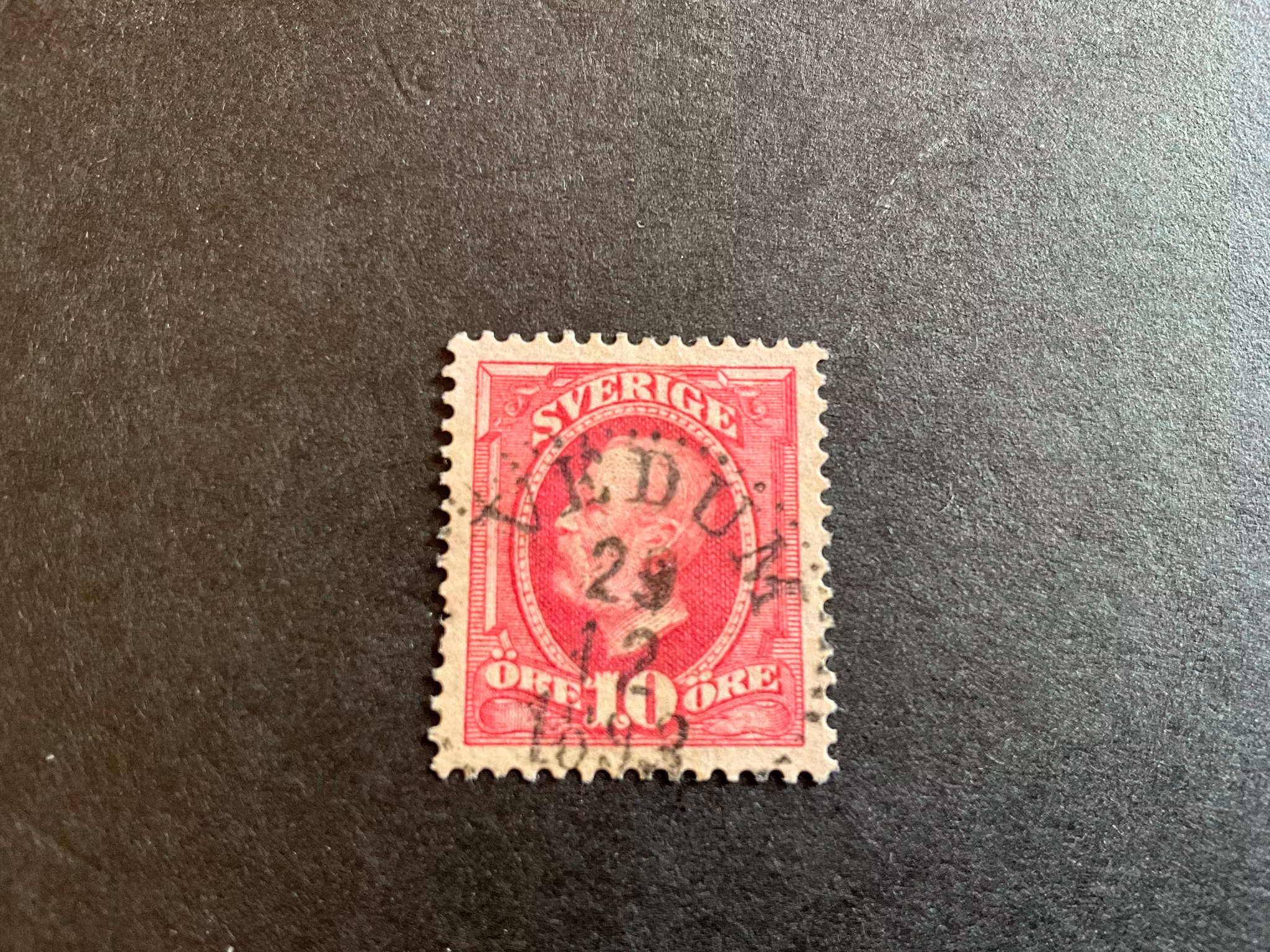 Oscar II facit 54 praktstämplat VEDUM