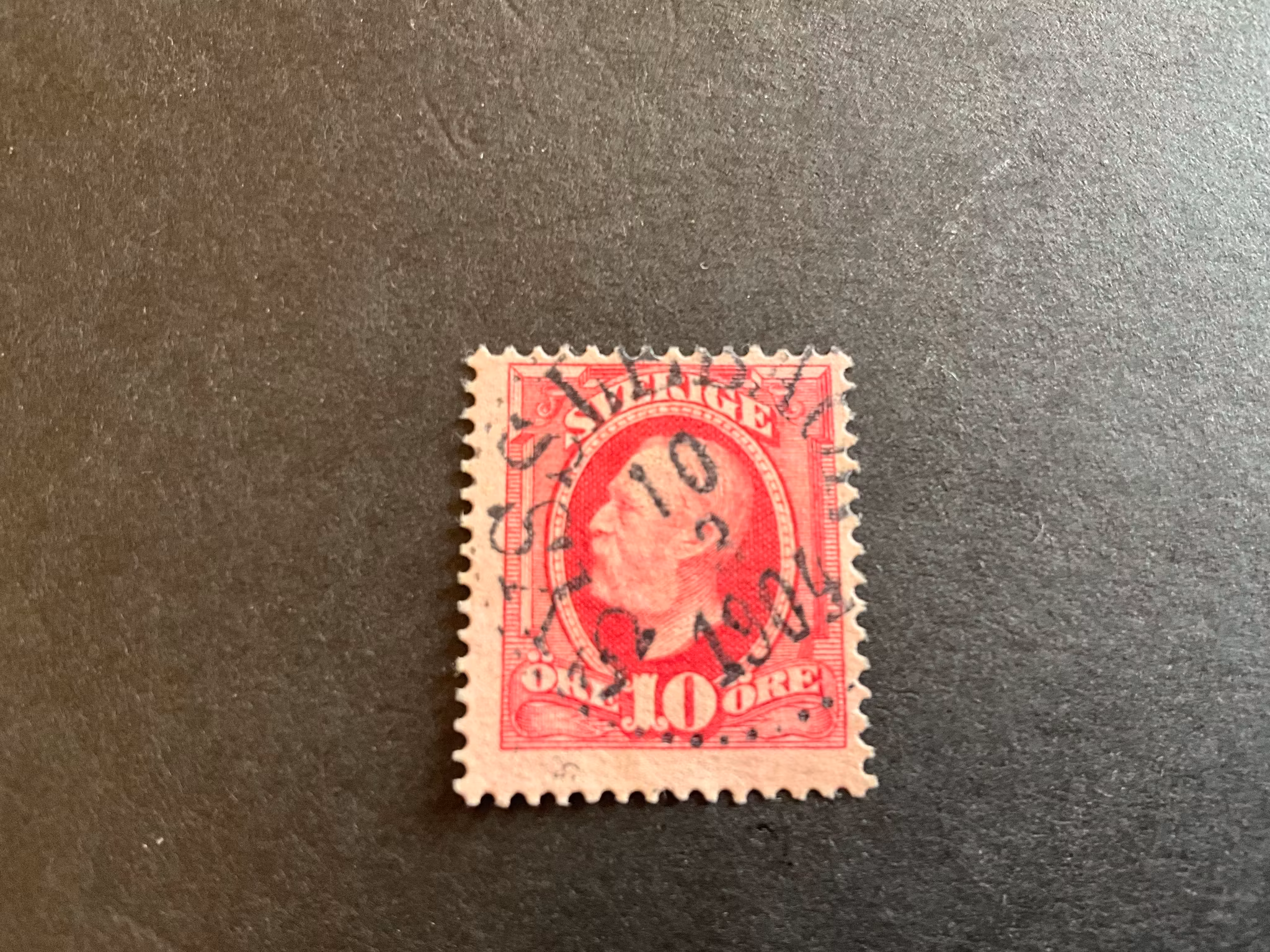Oscar II facit 54 praktstämplat SYSSLEBÄCK