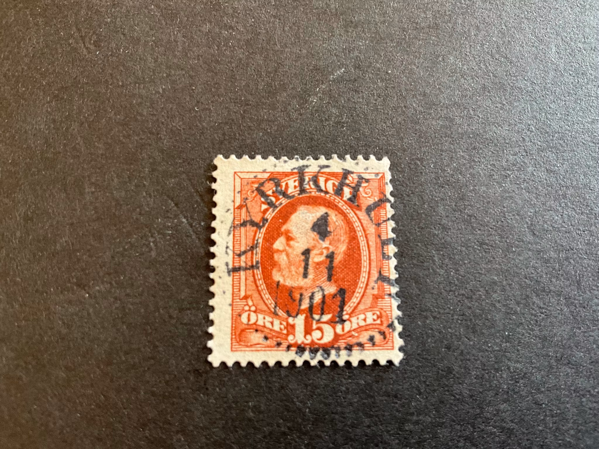 Oscar II facit 55 praktstämplat KYRKHULT