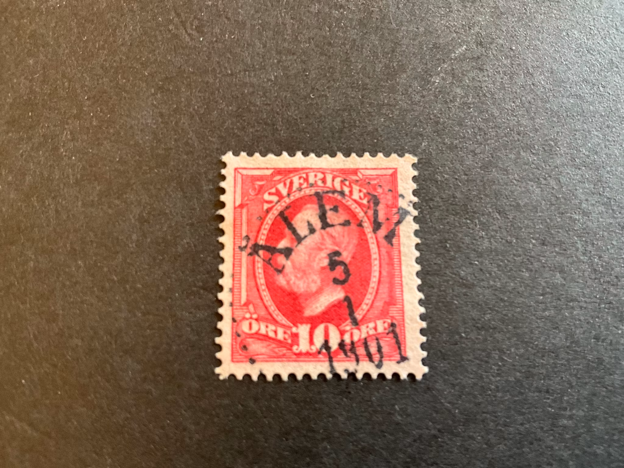 Oscar II facit 54 praktstämplat ÅLEM