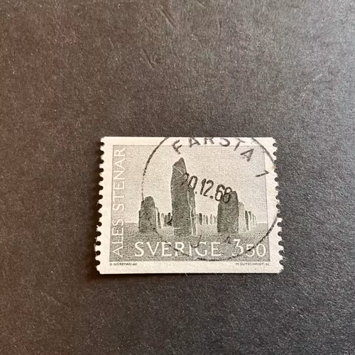 Ale stenar facit 579 praktstämplat FARSTA 1