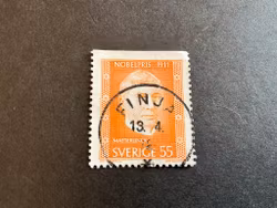 Nobelpris 1911 facit 751 B1 praktstämplat FINJA
