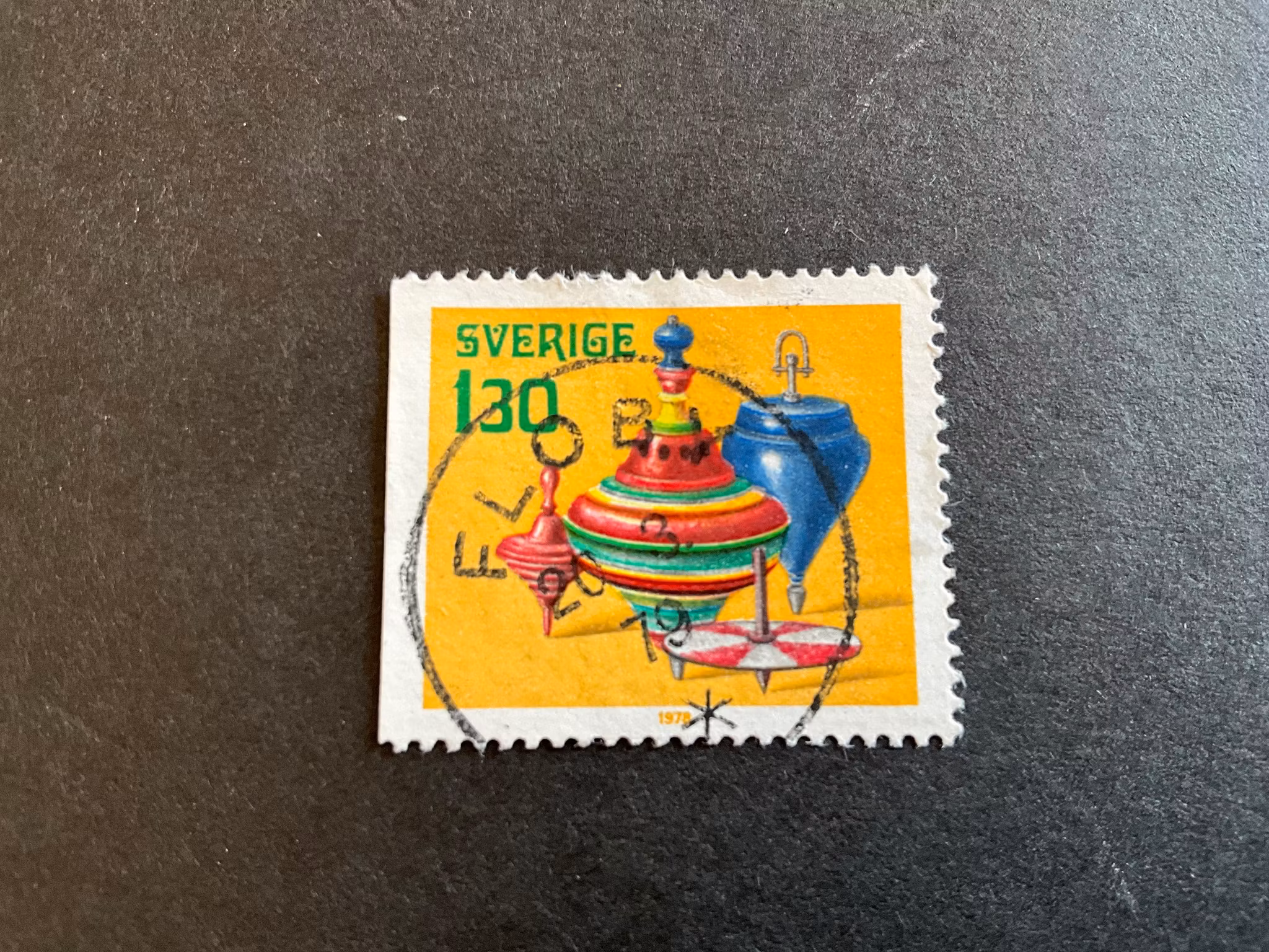 Gamla leksaker facit 1066 praktstämplat FLOBY