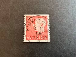 Gustaf VI Adolf typ III facit 433 A praktstämplat FINNERÖDJA