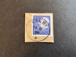 Gustaf VI Adolf typ III facit 430 A praktstämplat på klipp EKEBY