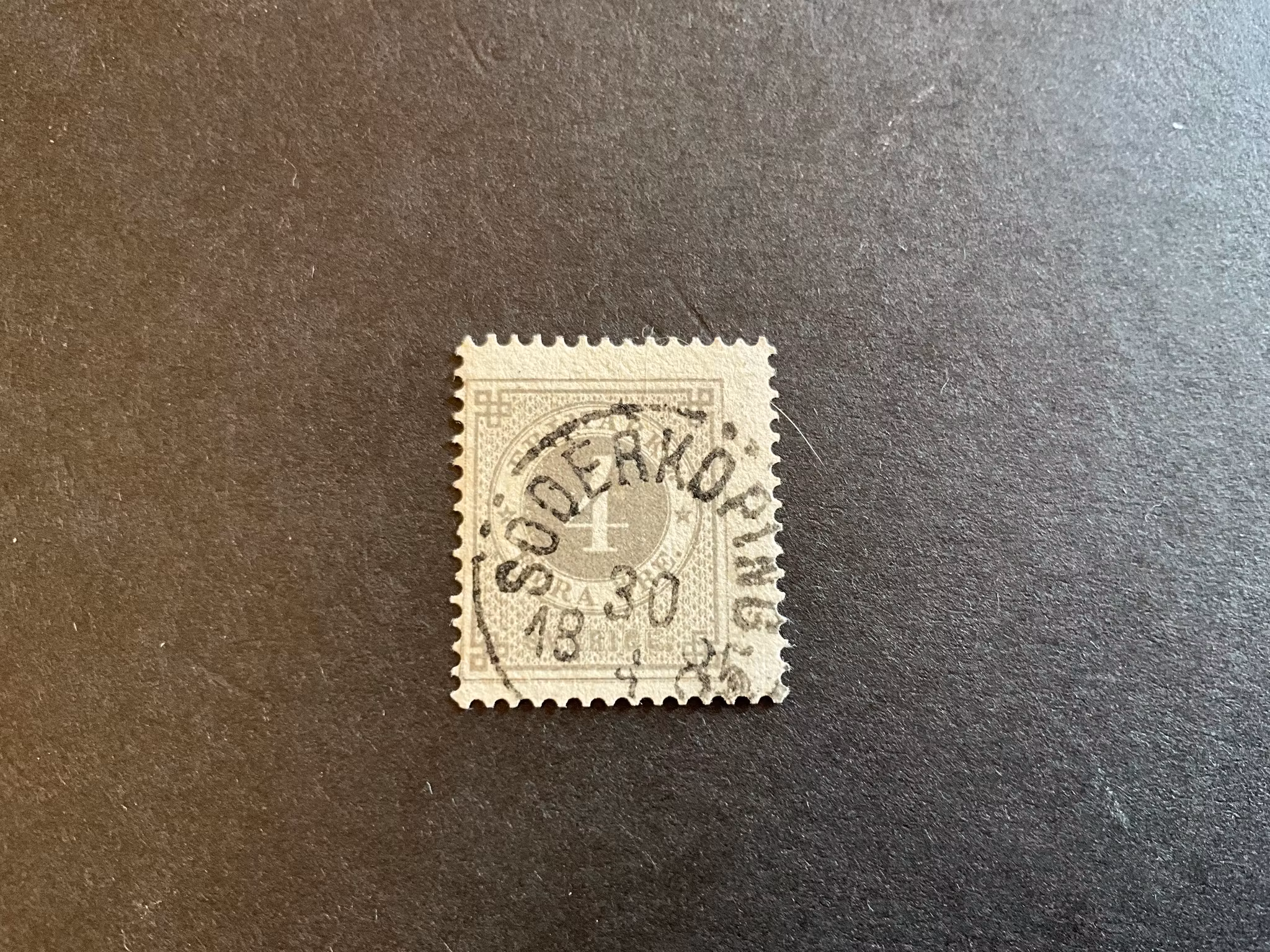 Ringtyp T 13 facit 29 praktstämplat SÖDERKÖPING