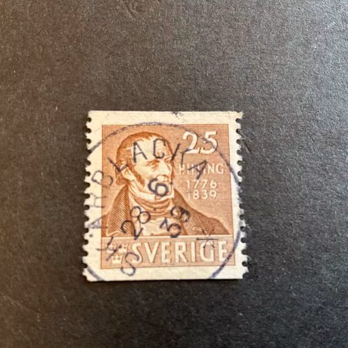 Ling facit 319 praktstämplat SKÄRBLACKA