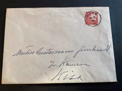 Brev frankerat med facit 433 A lyxstämplat HORN