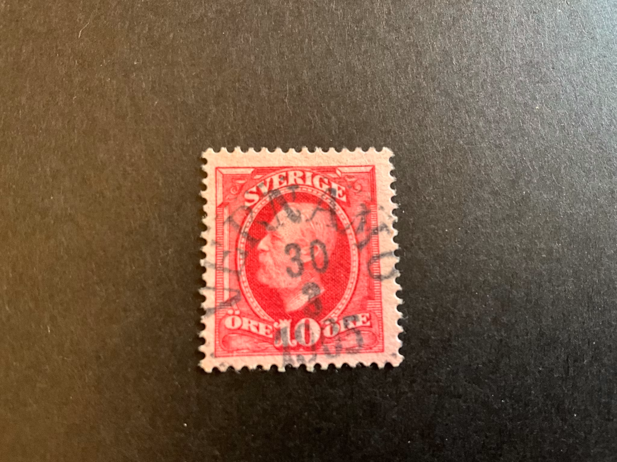 Oscar II facit 54 praktstämplat VERNAMO