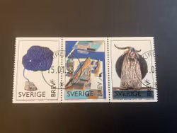 Moderna museet facit nr 2053-2055 lyxstämplat block KIRUNA