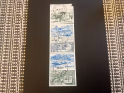 Lokaltrafiken 100 år facit 1016-1020 lyxstämplat häftesblock STOCKHOLM PFA