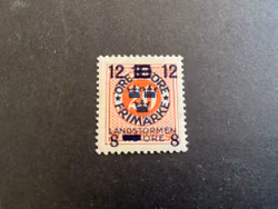 Landstormen III facit 132 cc postfriskt märke