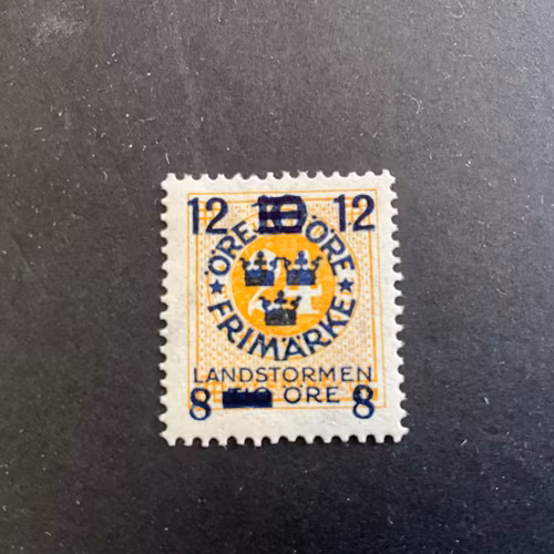 Landstormen III facit 133 cc postfriskt märke