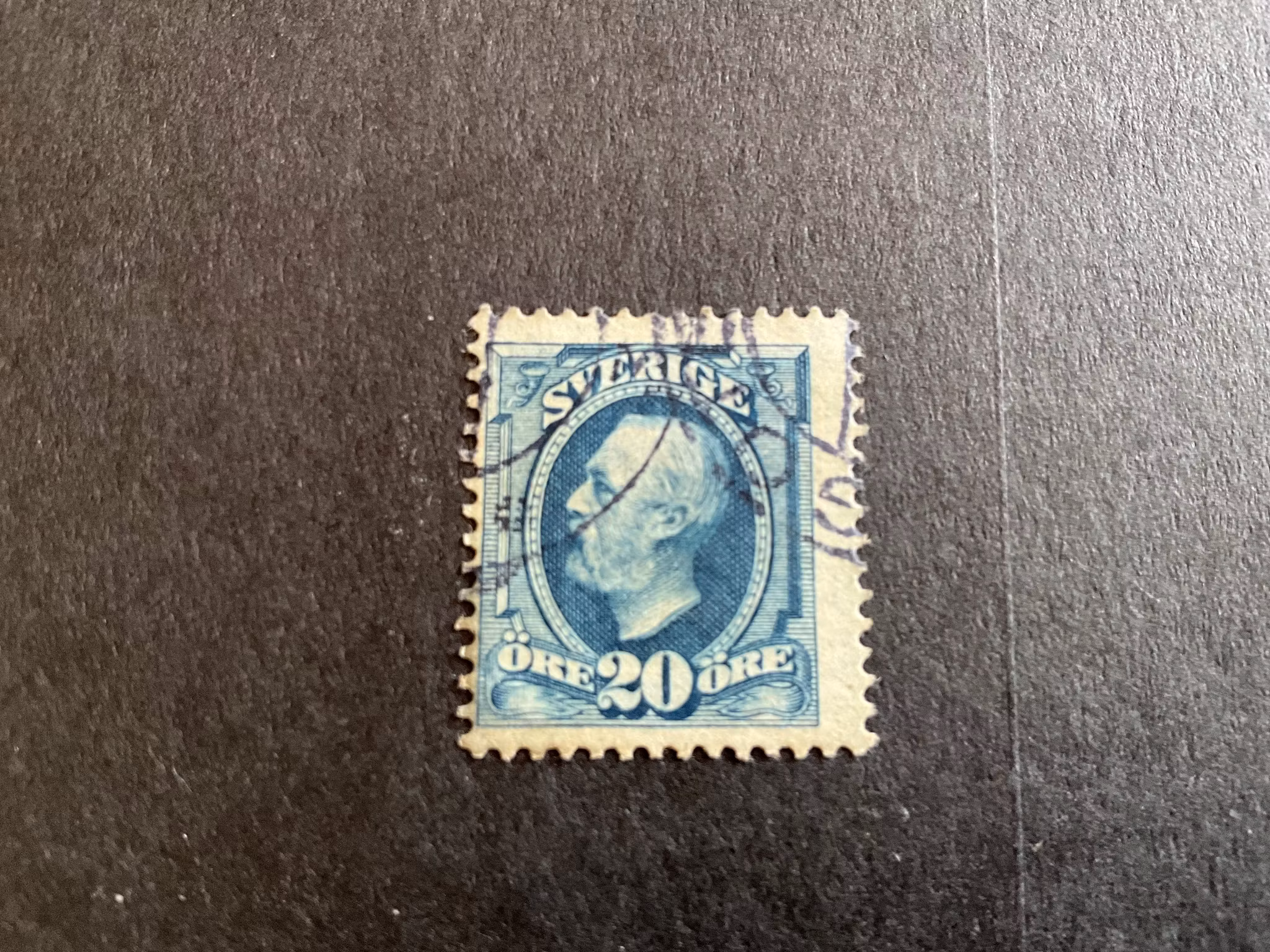 Oscar II facit 66 stämplat