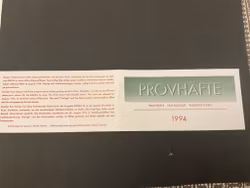 Postfriskt provhäfte EUROPA XXIII