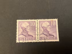 Gustaf V profil höger facit 273 CB stämplat par