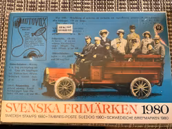 PFA årssats 1980 , öppnad och saknar rabattmärkena