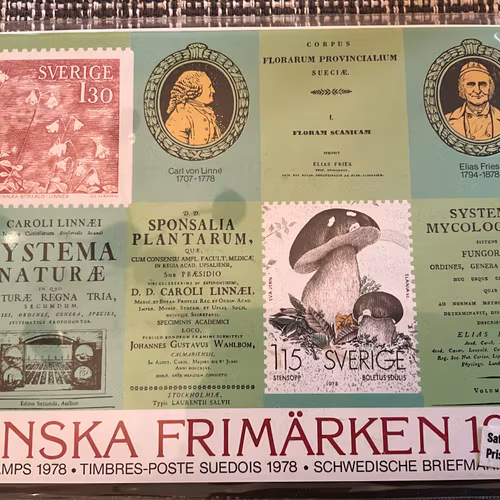 PFA,s prssats 1978 öppnad men alla märken finns med