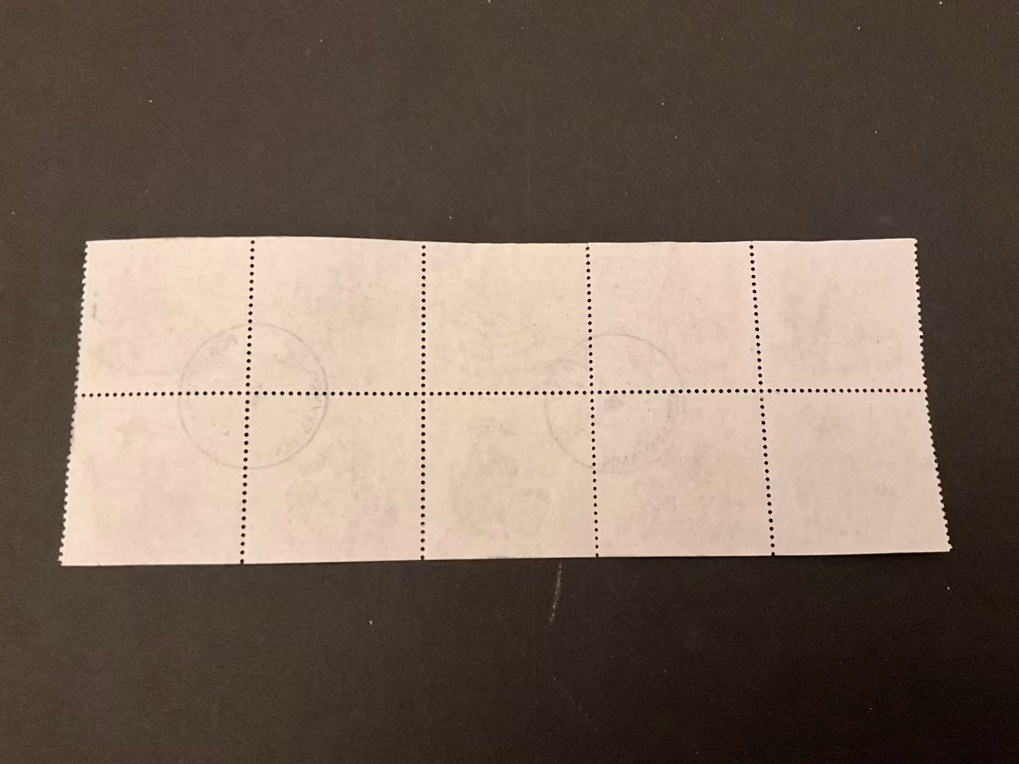 Fyra Decennier facit 1981-1984 i stömplat 10-block