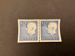 Gustaf VI Adolf typ III facit 428 DD2 stämplat par