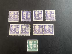 Swedenborg facit 259-260 postfrisk serie