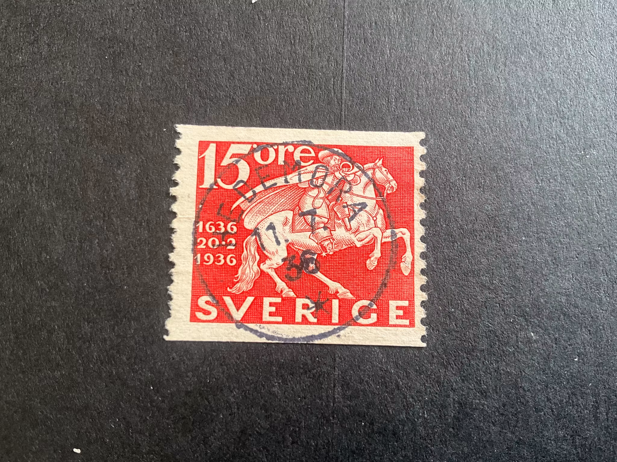 Postverket facit nr 248 A lyxstämplat HEDEMORA