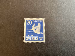 Flygande svanar facit 337 C postfriskt märke