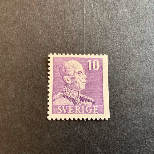 Gustaf V profil höger facit nr 269 B2 postfriskt märke