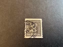 Postemblem facit nr 173 bz stämplat med lödskarvslinje