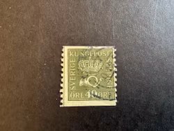 Postemblem facit 158 mstämplat med lödskarvslinje