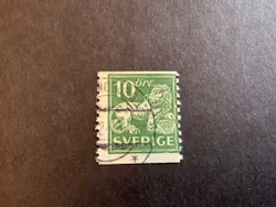 Stående lejon facit 143 A cc stämplat märke